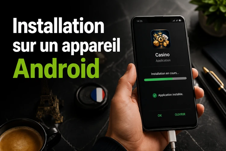 Installation sur un appareil Android