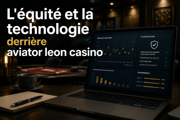 L'équité et la technologie derrière aviator leon casino