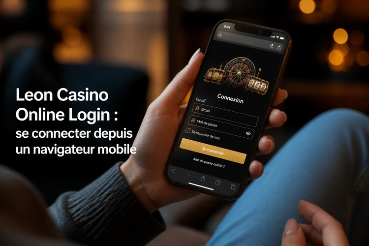Leon Casino Online Login: se connecter depuis un navigateur mobile