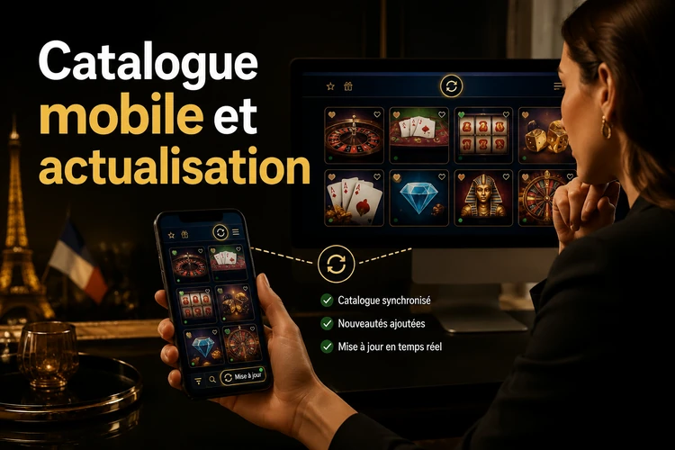 Catalogue mobile et actualisation