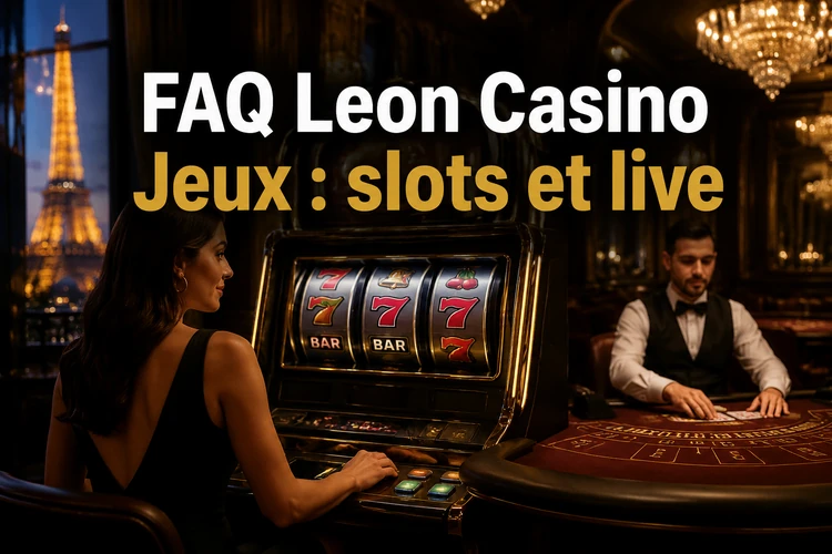FAQ Leon Casino Jeux: Tout ce qu'il faut savoir sur les slots et le live